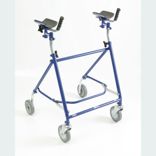 Giant Rehab Walker with Forearm Troughs - 2 Castors / 2 Wheels Giant Rehab Walker with Forearm Troughs - 2 Castors / 2 Wheels