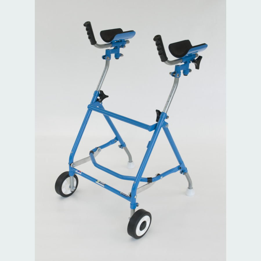 Junior Rover Walker with Forearm Troughs - 2 Wheels / 2 Glide Feet