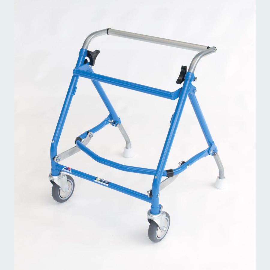 Junior Rover Walker with Pram Handle - 2 Castors / 2 Glide Feet