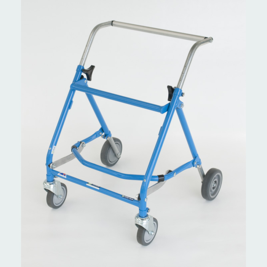 Junior Rover Walker with Pram Handle - 2 Castors / 2 Wheels
