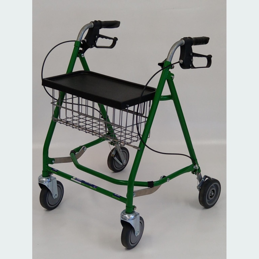 Rover Walker with Standard Handles - 2 Castors / 2 Wheels - Brakes