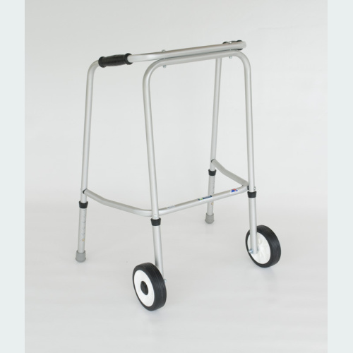 Standard Adjustable Walker - TALL - 2 Wheels / 2 Rubber Feet