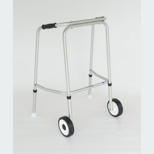 Standard Adjustable Walker - 2 Wheels / 2 Glide Feet