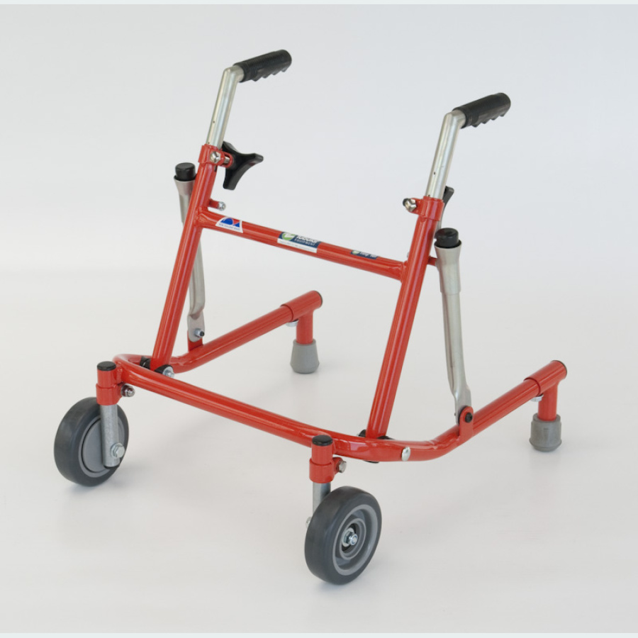 Tiny Tot Walker with Standard Handles - 2 Wheels / 2 Rubber Feet