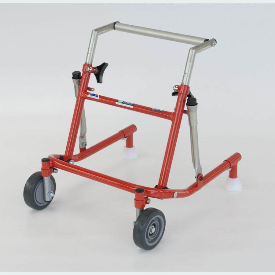 Tiny Tot Walker with Pram Handle - 2 Wheels / 2 Glide Feet