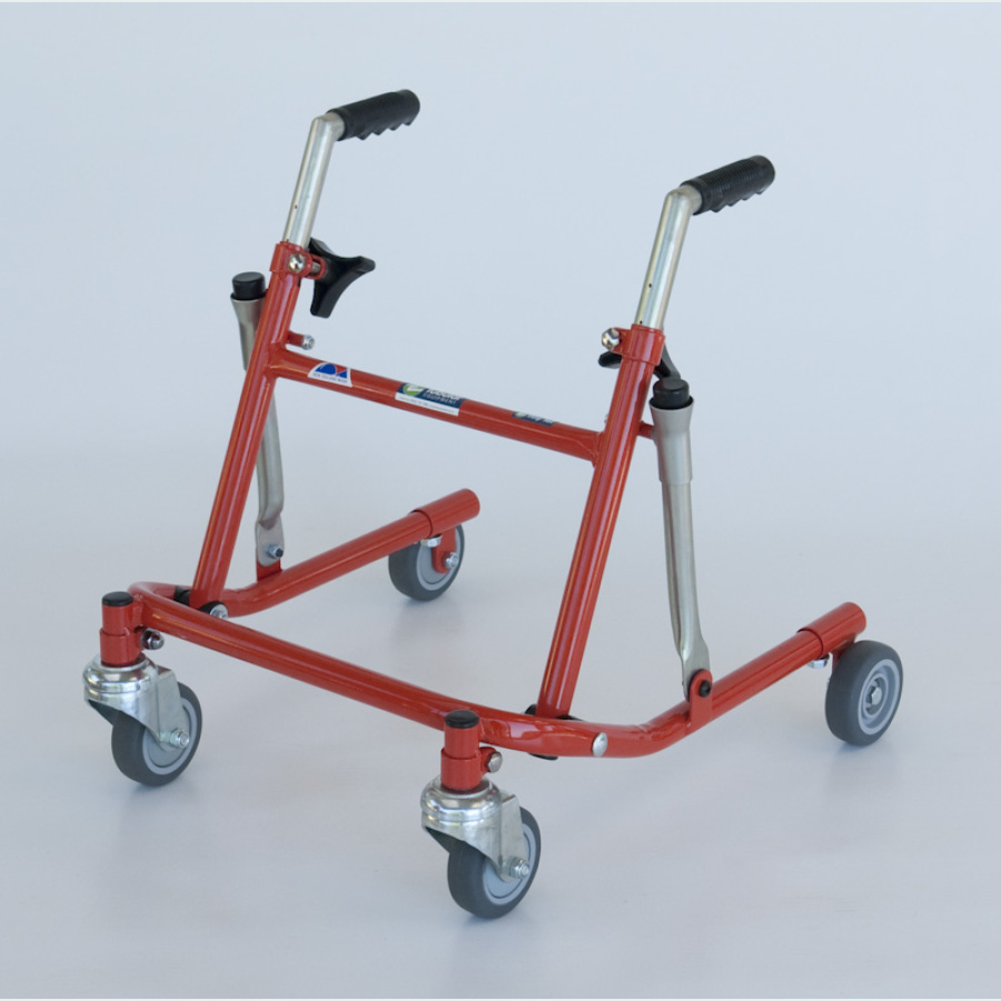Tiny Tot Walker with Standard Handles - 2 Castors / 2 Wheels
