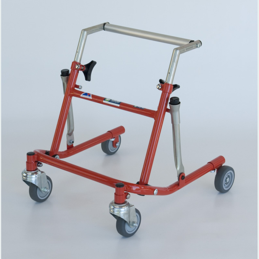 Tiny Tot Walker with Pram Handle - 2 Castors / 2 Wheels