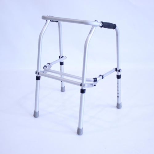 Junior Aluminium Folding Adjustable Walker - 4 Rubber Feet