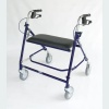 Super Giant Rehab Walker with Standard Handles Brakes & Seat 2 Castors / 2 Wheels