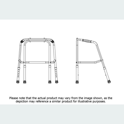 Junior Adjustable Walker - 4 Glide Feet