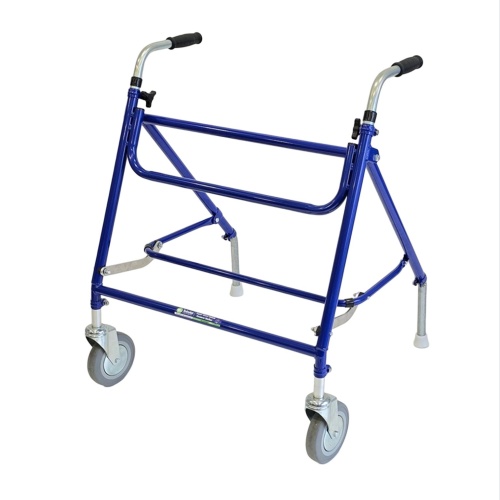 Super Giant Rehab Walker with Standard Handles - 2 Wheels / 2 Glide Feet