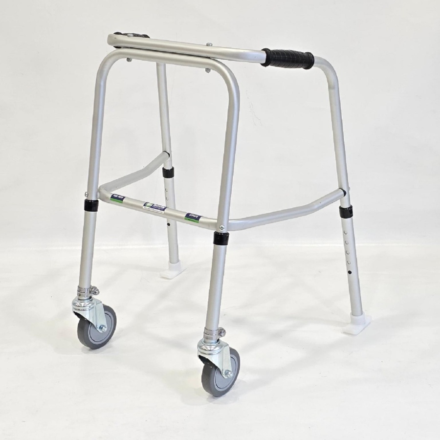 Junior Adjustable Walker - 2 Castors / 2 Skis