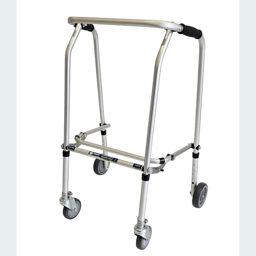 Bariatric Adjustable Walker - 2 Castors / 2 Wheels