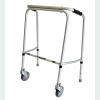 Bariatric Adjustable Walker - 2 Castors / 2 Rubber Feet
