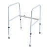 Bariatric Freestanding Toilet Surround - Adjustable Height and Width