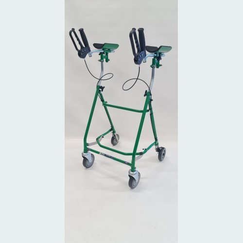Rover Walker with Forearm Troughs & Brakes - 2 Castors / 2 Wheels